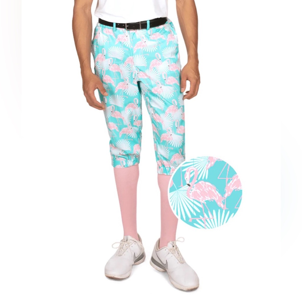 Reviews
MEN'S PINK BIRDIE GOLF KNICKERS size medium, NWOT
